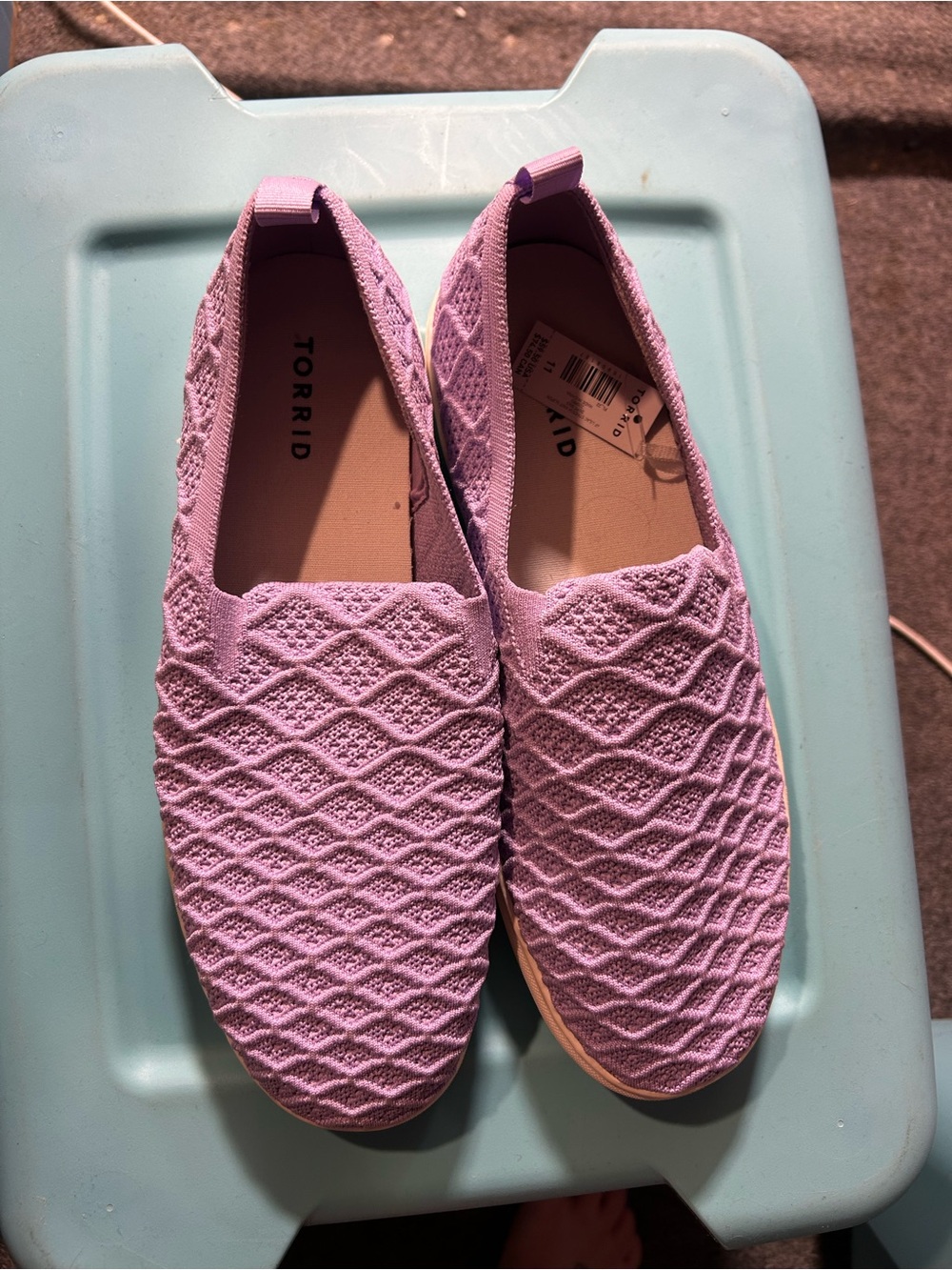 Brand New w/ tags torrid Lavender Knit Slip-On